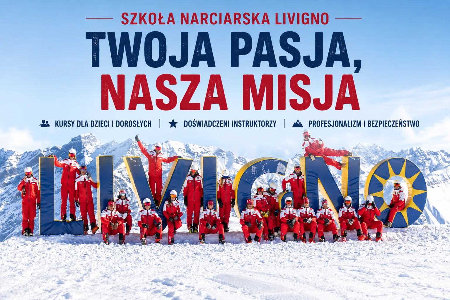 Instruktorzy Szkoły Narciarskiej Centrale Livigno