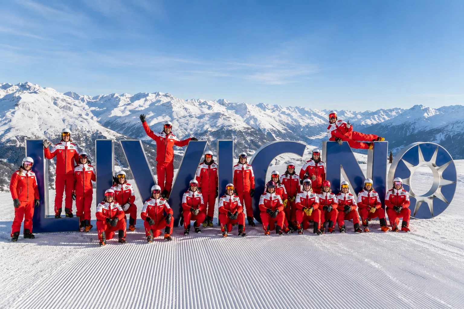 Instruktorzy Szkoły Narciarskiej Centrale Livigno