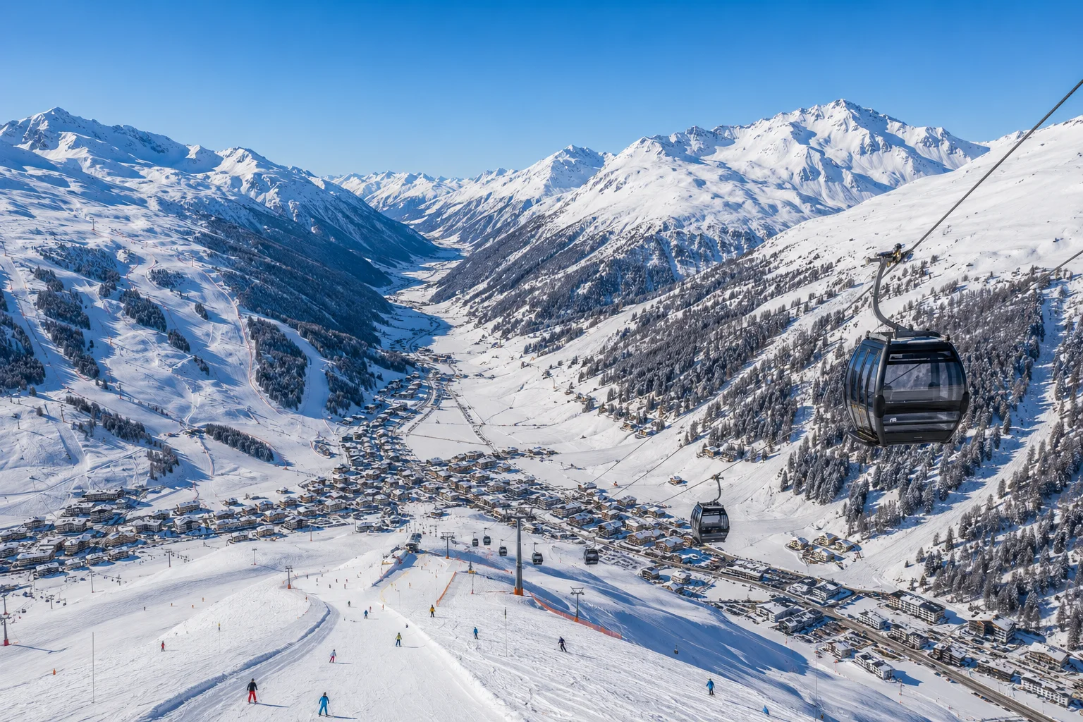Mapa karnetu narciarskiego Livigno
