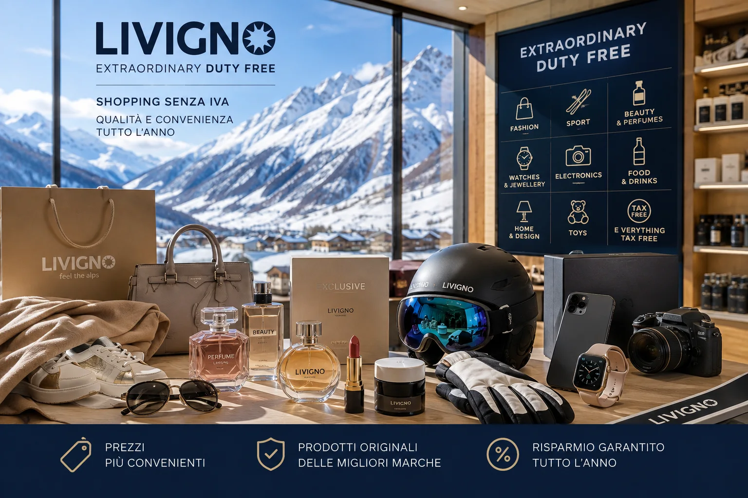 Towary bezcłowe w Livigno
