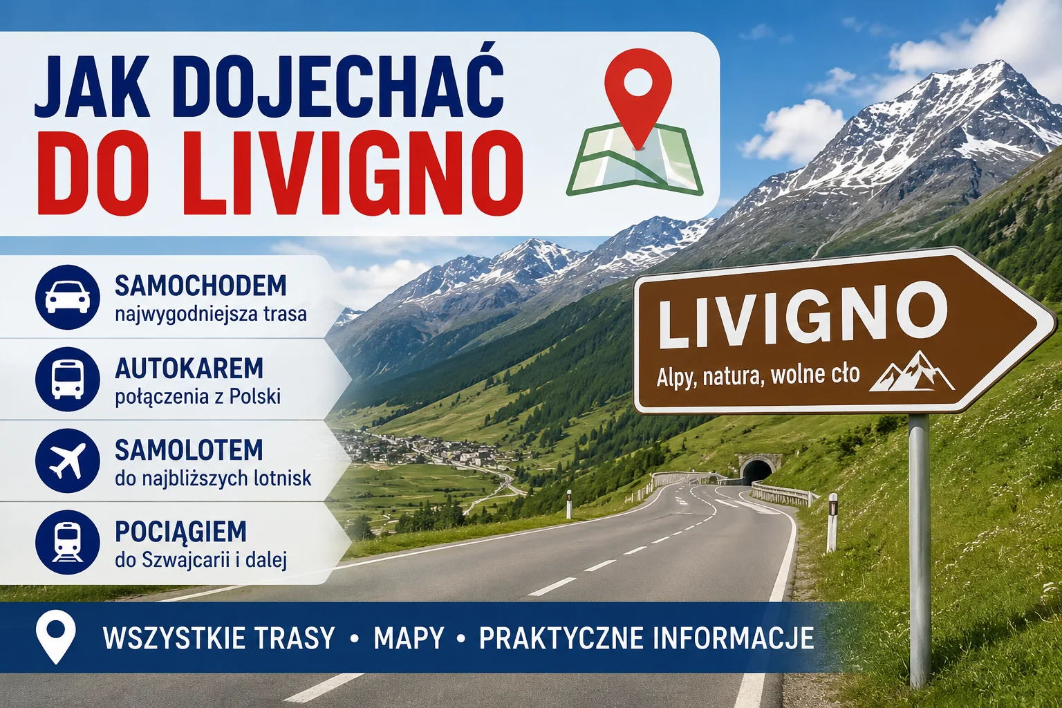 Jak dojechać samochodem do Livigno z Polski
